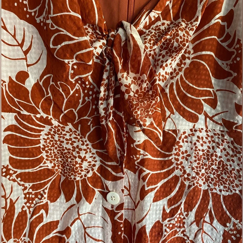 Madewell Sunflower Dress Size 2 - Picture 5 of 8